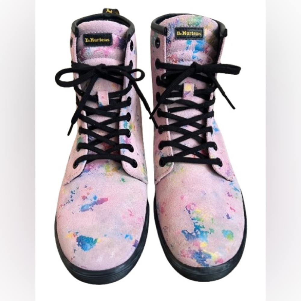 Dr. Martens SHERIDAN WOMEN'S CONFETTI SUEDE CASUAL BOOTS - Picture 2 of 7